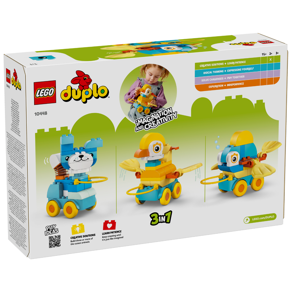 少し豊富な贈り物 on Animals 3in1 Duplo 10448 LEGO Wheels Shop Toy My | ジャケット・アウター
